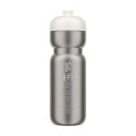Gourde de sport hermétique en acier inoxydable 800 ml Mepal Pull couleur blanc vue impression avec logo 2