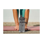 Gourde de sport en plastique avec couvercle et paille 600 ml Mepal couleur noir image nature morte