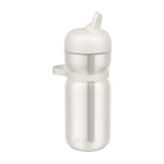 Gourde de sport en plastique avec couvercle et paille 600 ml Mepal couleur blanc