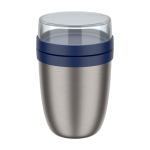 Lunch box isotherme avec double compartiment 700 ml Mepal Ellipse 2.0 couleur bleu marine