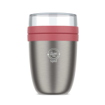 Lunch box isotherme avec double compartiment 700 ml Mepal Ellipse 2.0 vue impression avec logo 2