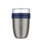 Lunch box isotherme avec double compartiment 700 ml Mepal Ellipse 2.0 avec zone d'impression