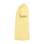 T-shirt homme en jersey de coton à manches courtes 180 g/m² Roly Corgi couleur jaune vue latérale