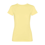 T-shirt femme ajusté à manches courtes 280 g/m² Roly Fiyi couleur jaune