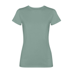 T-shirt femme ajusté à manches courtes 280 g/m² Roly Fiyi couleur vert foncé