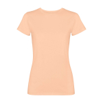 T-shirt femme ajusté à manches courtes 280 g/m² Roly Fiyi couleur corail