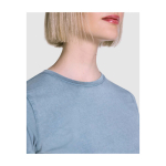 T-shirt femme ajusté à manches courtes 280 g/m² Roly Fiyi couleur corail vue détail 1