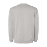 Sweatshirt unisexe à col rond en coton 250 g/m² Roly Jaya couleur gris deuxième vue arrière