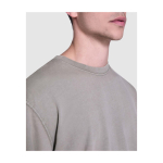 Sweatshirt unisexe à col rond en coton 250 g/m² Roly Jaya couleur jaune vue détail 1
