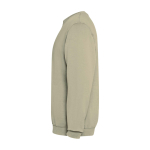 Sweatshirt unisexe à col rond en coton 250 g/m² Roly Jaya couleur kaki vue latérale