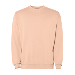 Sweatshirt unisexe à col rond en coton 250 g/m² Roly Jaya couleur corail