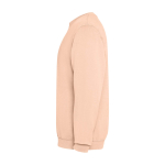 Sweatshirt unisexe à col rond en coton 250 g/m² Roly Jaya couleur corail vue latérale