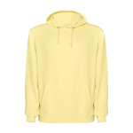 Sweat à capuche unisexe avec finition lavée 250 g/m² Roly Kenia couleur jaune