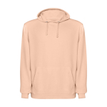 Sweat à capuche unisexe avec finition lavée 250 g/m² Roly Kenia couleur corail