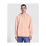 Sweat à capuche unisexe avec finition lavée 250 g/m² Roly Kenia couleur corail image nature morte