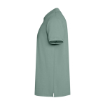 Polo unisexe à manches courtes effet délavée 200 g/m² Roly Cobain couleur vert foncé vue latérale