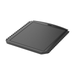 Grattoir à glace rectangulaire en plastique recyclé couleur noir