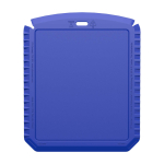 Grattoir à glace rectangulaire en plastique recyclé couleur bleu deuxième vue arrière