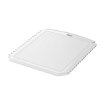 Grattoir à glace rectangulaire en plastique recyclé couleur blanc