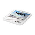 Grattoir à glace rectangulaire en plastique recyclé couleur blanc