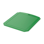 Grattoir à glace rectangulaire en plastique recyclé couleur vert