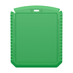Grattoir à glace rectangulaire en plastique recyclé couleur vert deuxième vue arrière