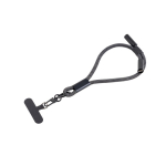 Lanière poignet en PVC et nylon à charge rapide USB-C pour téléphone