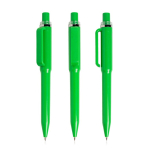 Stylo en ABS recyclé à mécanisme rétractable encre bleue couleur vert clair