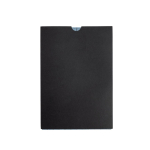 Carnet en PU texturé avec patch personnalisable A5 pages lisses vue 2