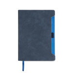Carnet écologique avec support latéral pour stylo A5 pages lisses couleur bleu marine