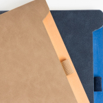 Carnet écologique avec support latéral pour stylo A5 pages lisses Vue 1