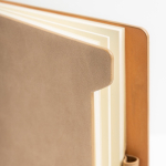 Carnet écologique avec support latéral pour stylo A5 pages lisses vue 2