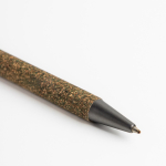 Carnet en coton recyclé avec stylo au thé vert A5 pages lisses vue 3