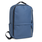 Sac à dos avec détails réfléchissants et anse pour valise 15,6’’ couleur bleu marine Vue 1