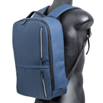 Sac à dos avec détails réfléchissants et anse pour valise 15,6’’ couleur bleu marine