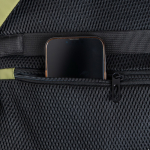 Sac à dos en cuir PU avec poches frontales et latérales en mesh 15,6’’ vue 2