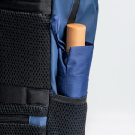 Sac à dos en cuir PU avec poches frontales et latérales en mesh 15,6’’ vue 5