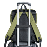 Sac à dos en cuir PU avec poches frontales et latérales en mesh 15,6’’