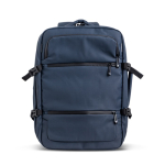 Sac à dos extensible avec fermetures éclair et sangle trolley 15,6’’ couleur bleu marine