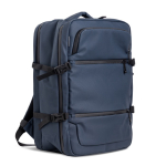 Sac à dos extensible avec fermetures éclair et sangle trolley 15,6’’ couleur bleu marine Vue 1