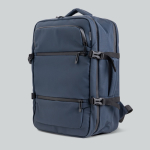 Sac à dos extensible avec fermetures éclair et sangle trolley 15,6’’ couleur bleu marine