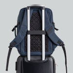 Sac à dos extensible avec fermetures éclair et sangle trolley 15,6’’