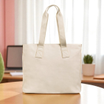 Sac en cuir synthétique avec poches cachées et sangle trolley 15,6’’ vue d'ambiance