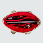 Sac en cuir synthétique avec poches cachées et sangle trolley 15,6’’