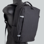 Sac à dos en bambou jacquard avec fermetures éclair étanches PC 15,6’’