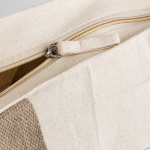 Sac en coton imprimé canvas avec fermeture et poignées 280 g/m² vue 2