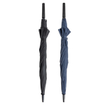 Parapluie automatique en RPET avec manche style golf, 8 panneaux Ø120 vue plusieurs couleurs