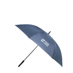 Parapluie automatique en RPET avec manche style golf, 8 panneaux Ø120 vue avec impression