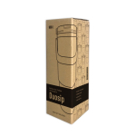 Mug isotherme en inox avec double couvercle et anse pliable 900ml vue en boîte