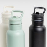 Bouteille thermos en inox avec anse fixe et paille pliable 500ml vue 4